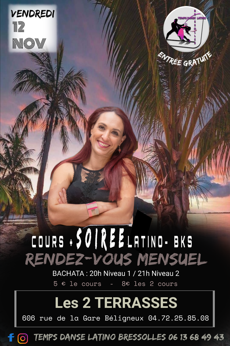 Affiche RDV LATINO MENSUEL