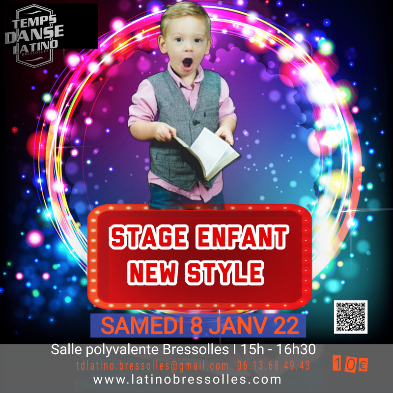 Affiche Stage enfant NEW STYLE