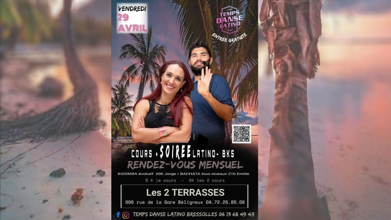 Affiche RDV Mensuel LATINO
