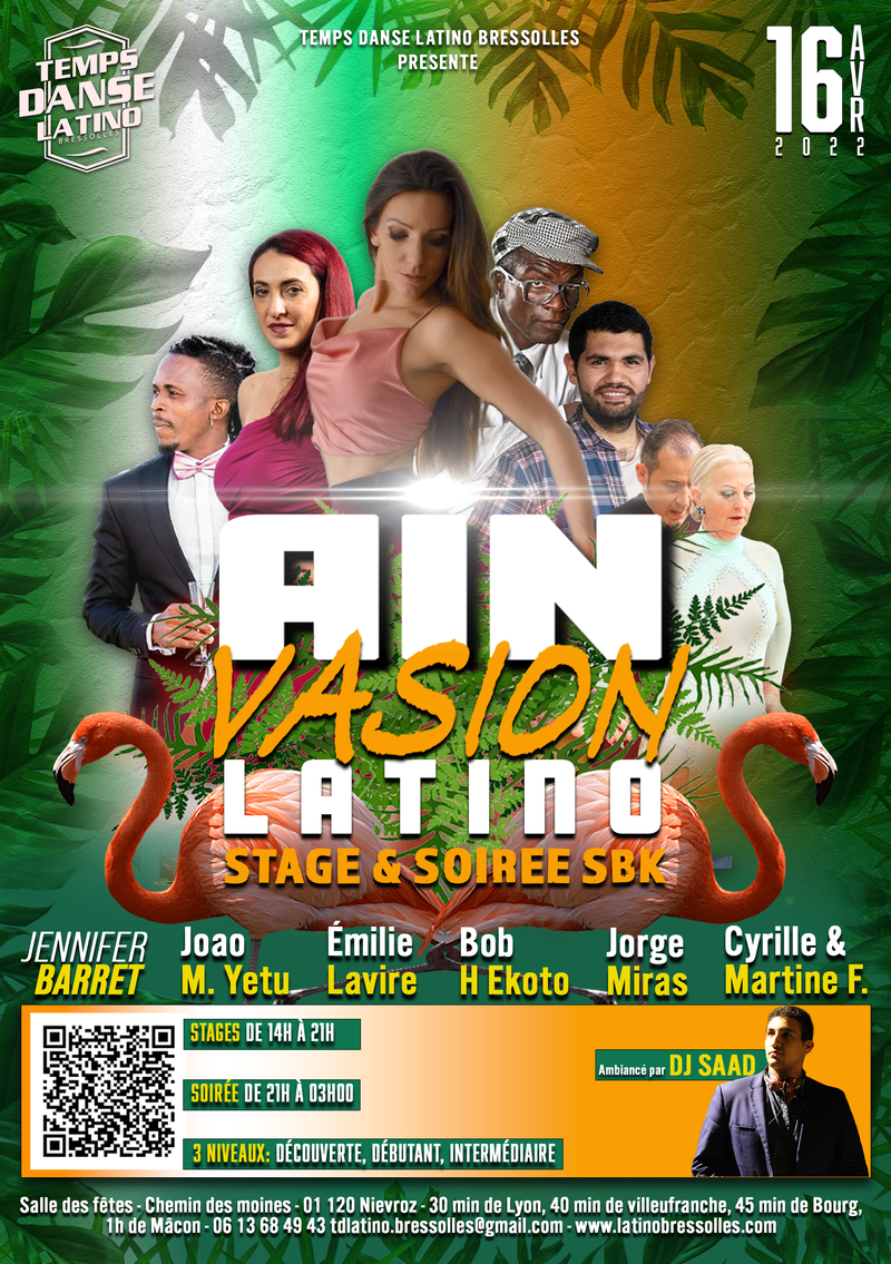 Affiche AIN'vasion LATINO