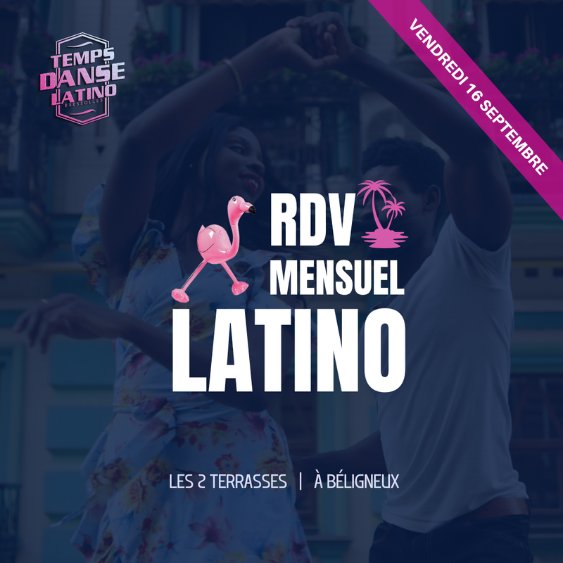 Affiche RDV Mensuel Latino