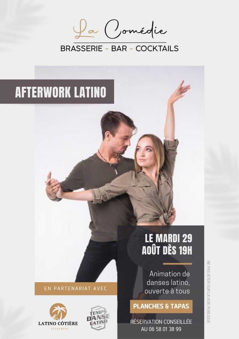 Affiche Animation Latino à la Comédie