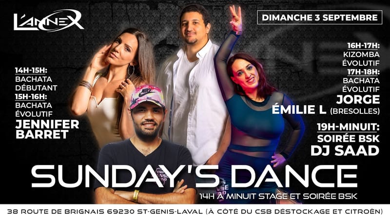 Affiche Animation Latino à l'Annex