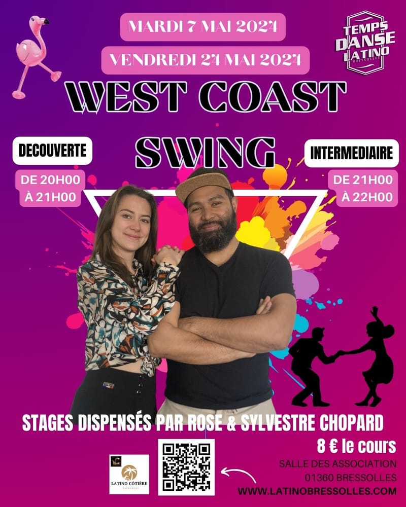 Affiche STAGE WEST COAST SWING