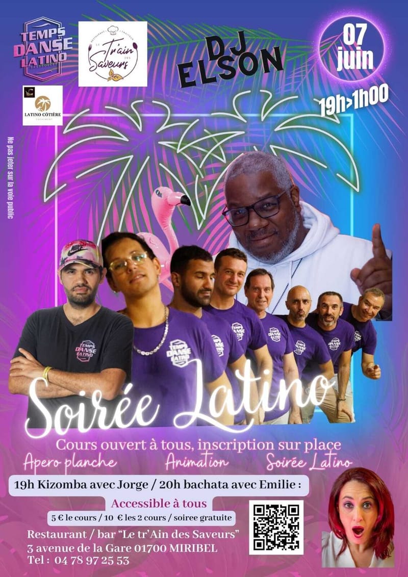 Affiche RDV Latino au Tr'Ain des Saveurs