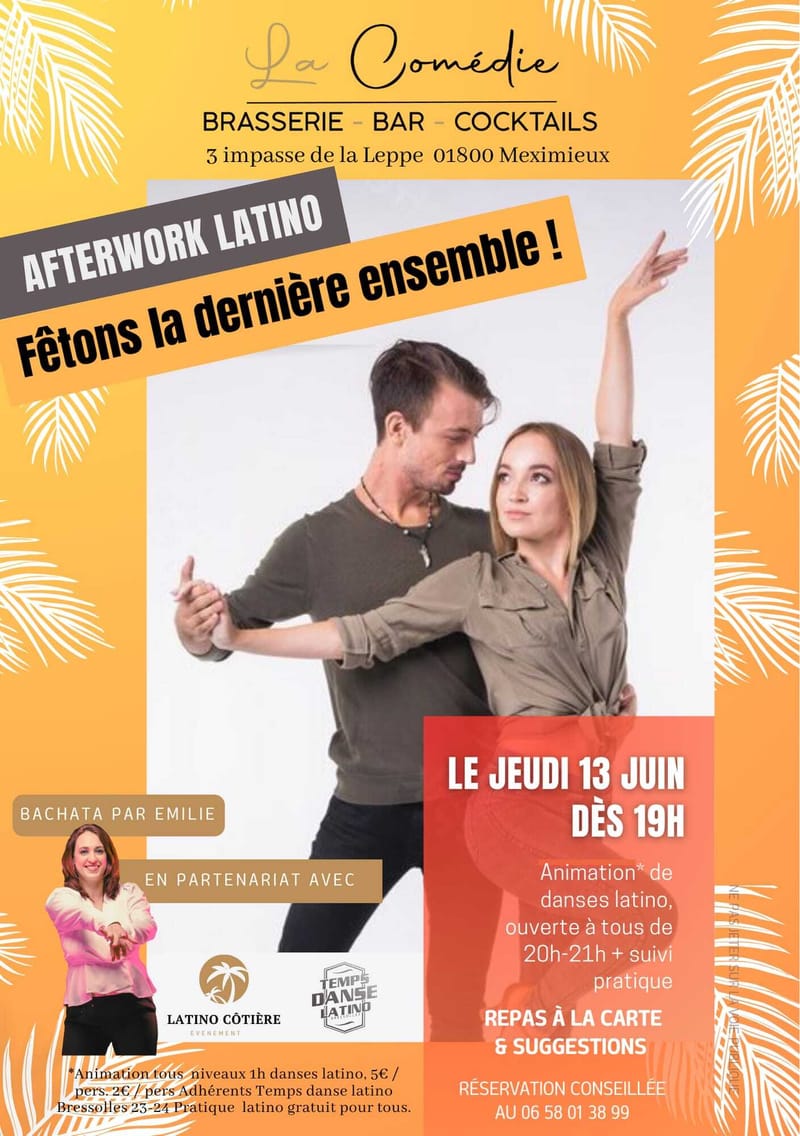 Affiche Afterwork latino