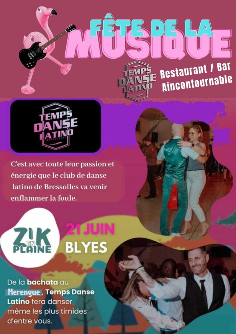 Affiche Fête de la musique à l'Incontournable