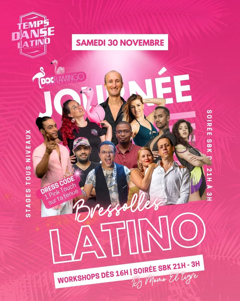 Affiche Journée LATINO à BRESSOLLES