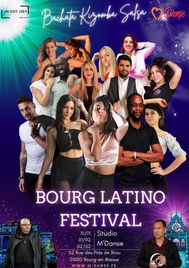 Affiche Bourg Latino Festival