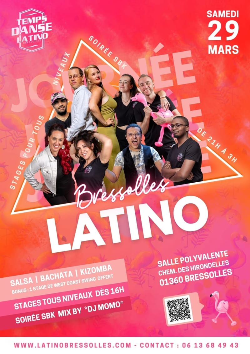 Affiche 8 ème journée latino