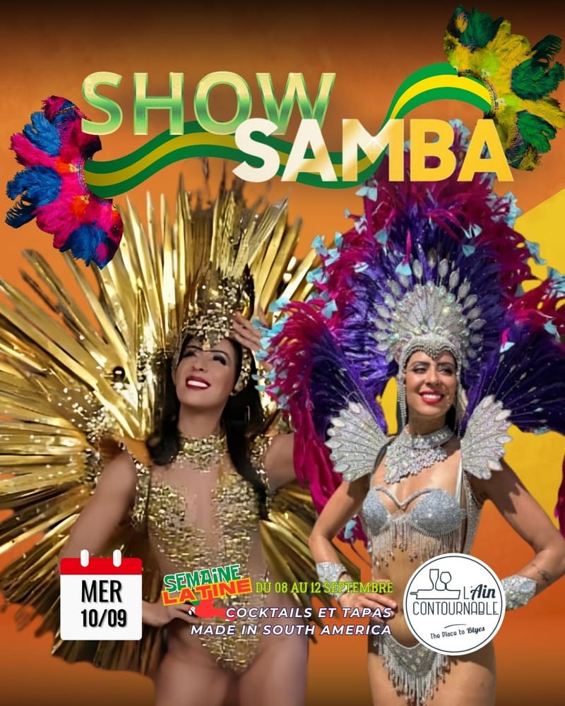 Affiche L'Aincontournable Semaine latino : show samba