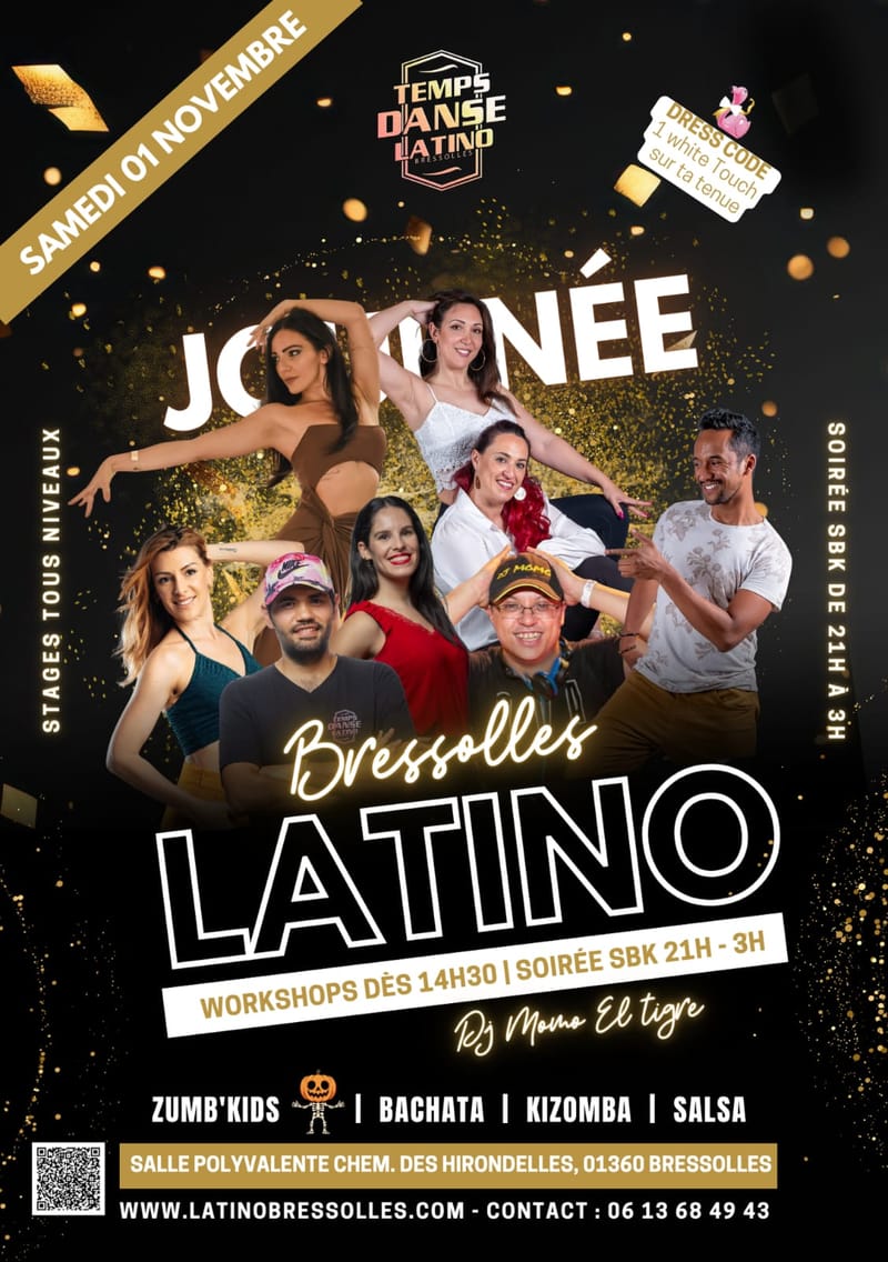 Affiche 9 eme journée latino Bressolles